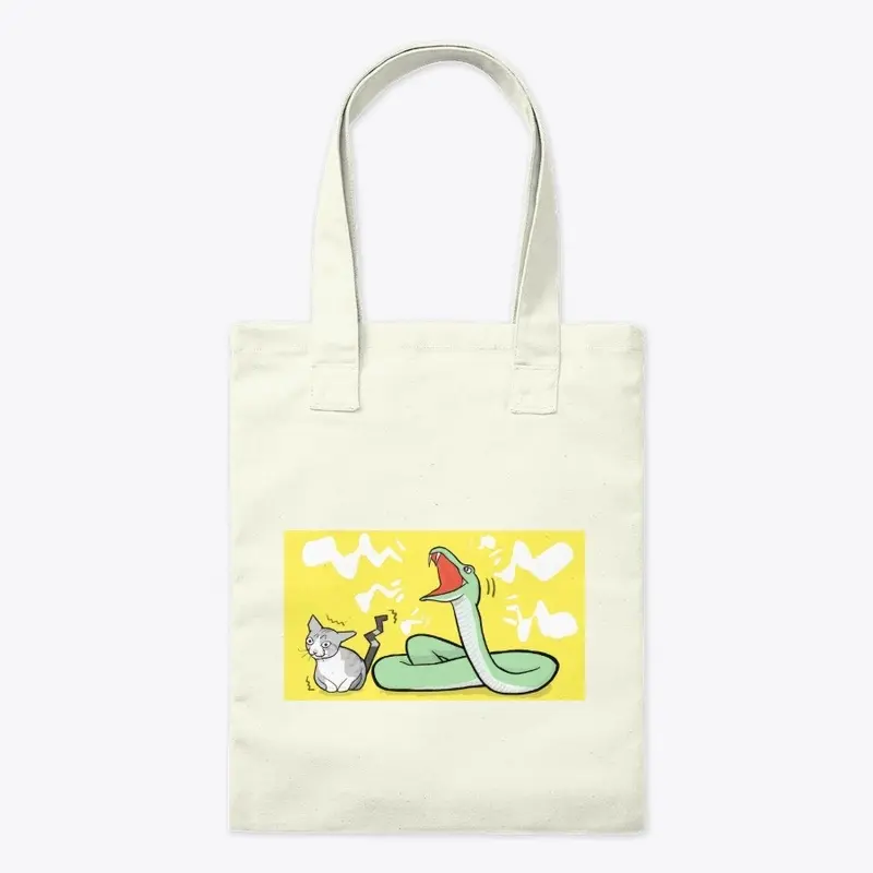 Surprised Cat Tote Bag