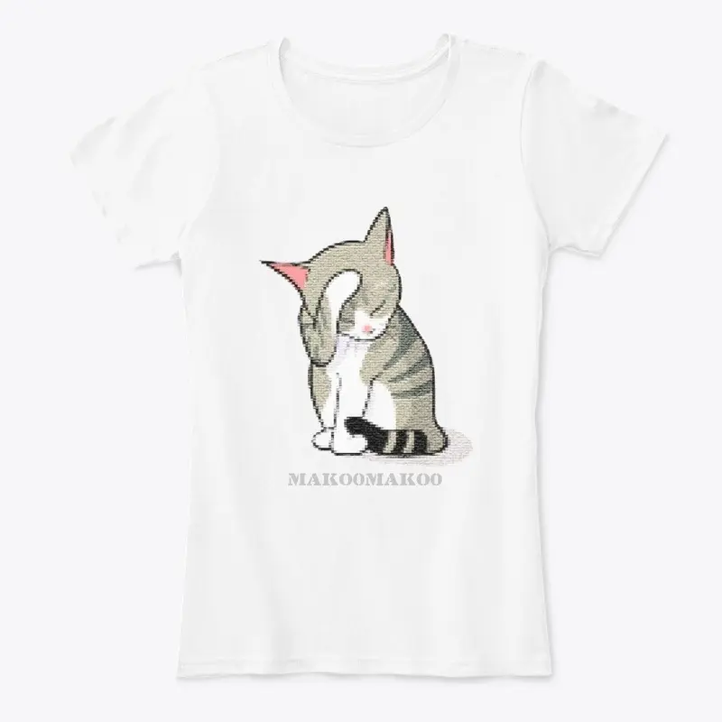 Cat Licking Women's Tee