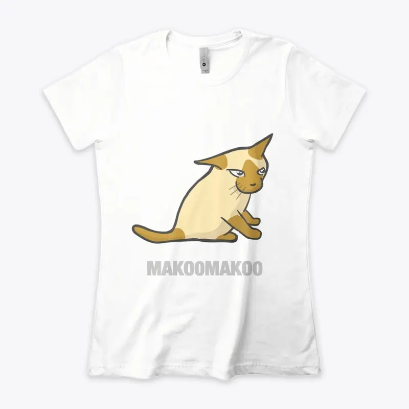 MOODY CATS WOMEN'S BOYFRIEND TEE