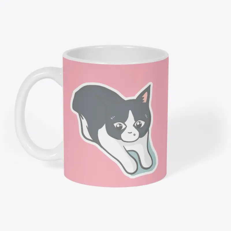 Bicolor Cat Mugs